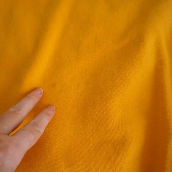 VTG '90S Kauai Hawaii Embroidered Travel Yellow Pre-Shrunk Crewneck Sweater XXL - Picture 7 of 10